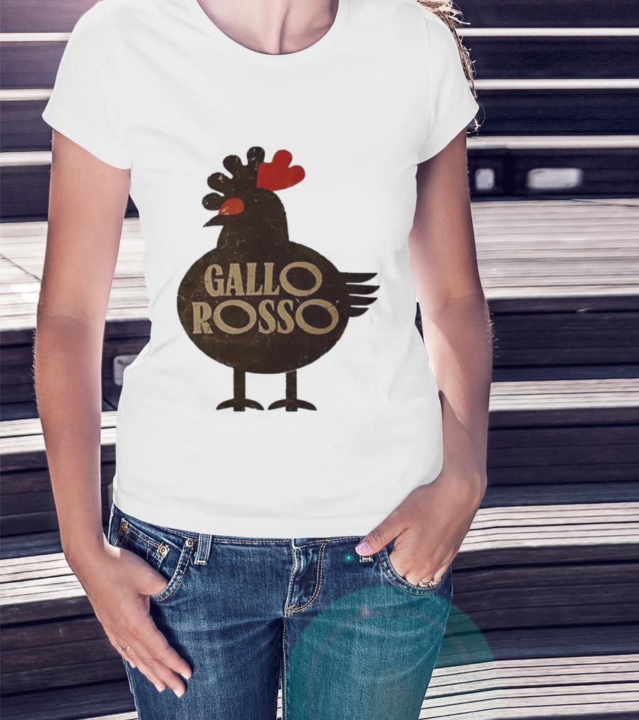 Gallo Rosso Heart Chicken T-Shirt