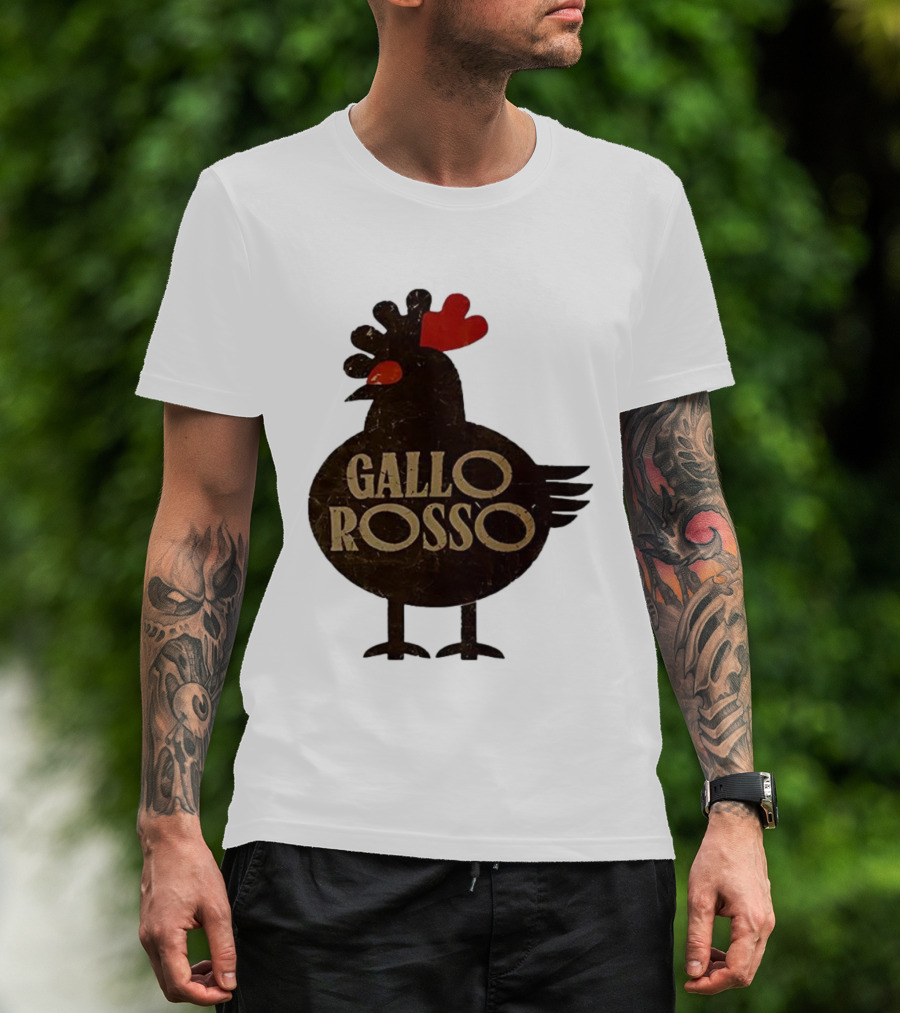 Gallo Rosso Heart Chicken T-Shirt