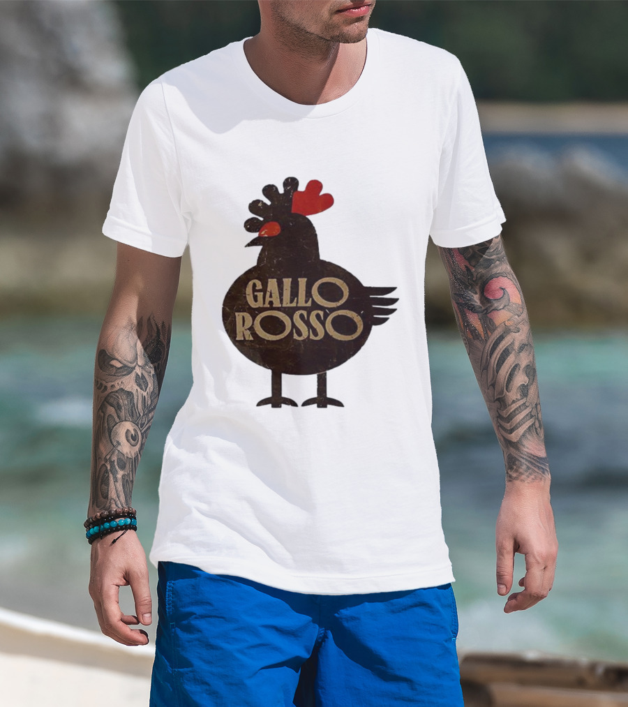 Gallo Rosso Heart Chicken T-Shirt