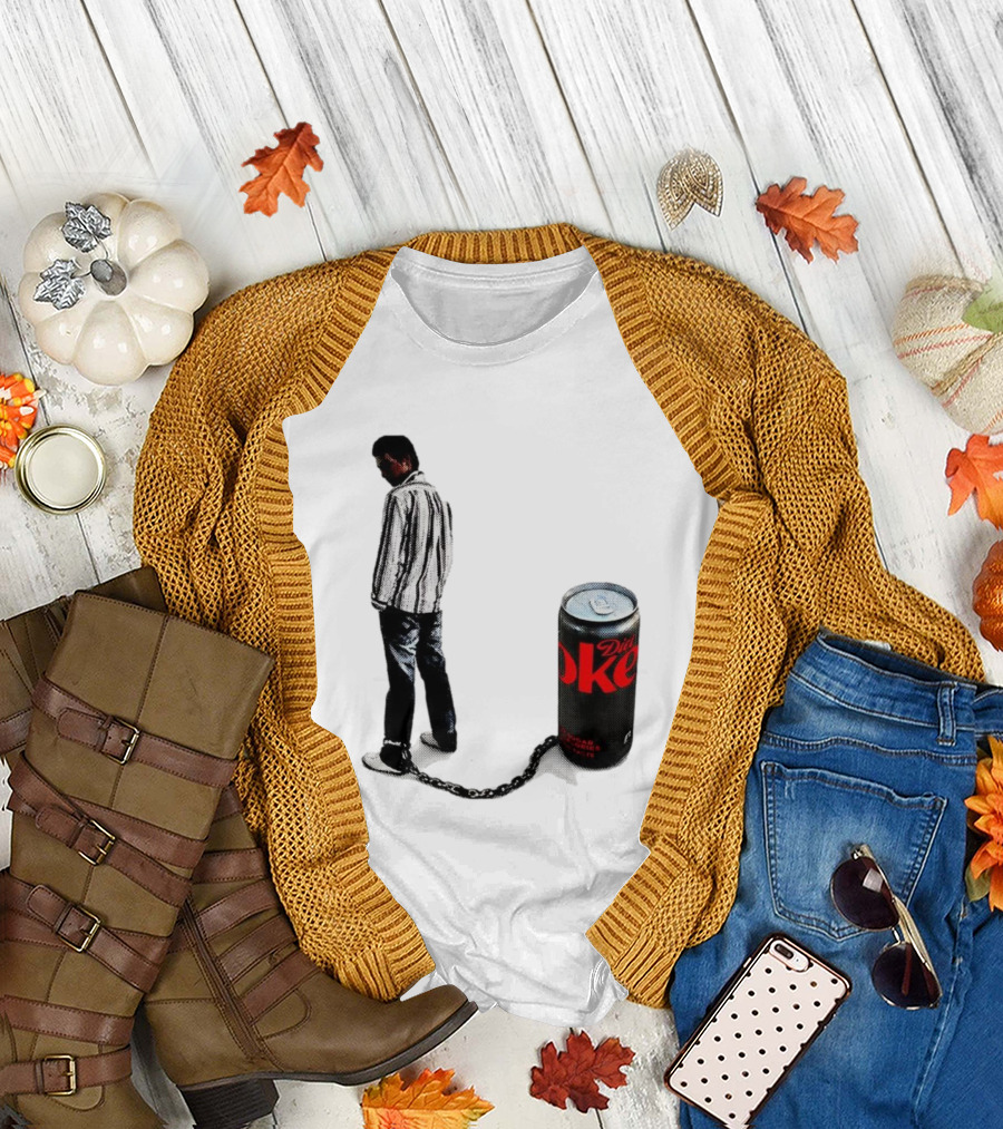 Diet Coke Freshwater Humor Tied with Chains T-Shirt