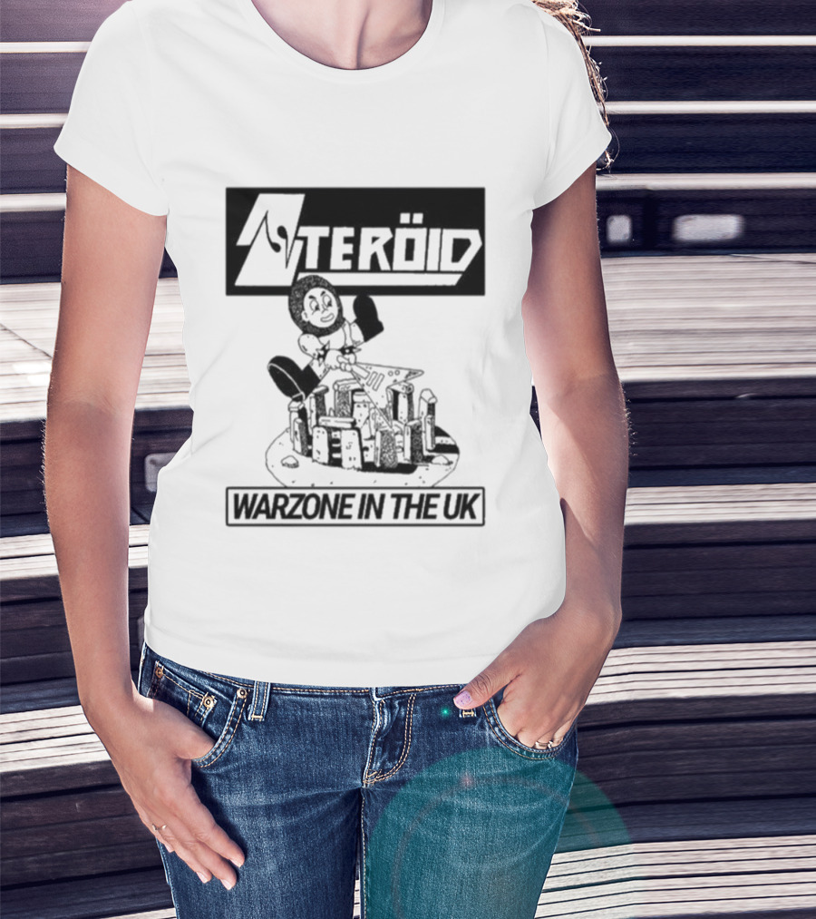 Steroid Warzone UK Bodybuilder Lifting Weights Contest T-Shirt