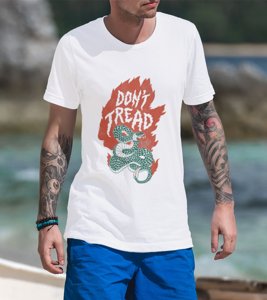 Don’t Tread Green Snake Flame T-Shirt