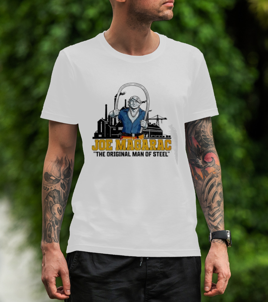 Joe Magarac The Original Man Of Steel Iconic American Folk Legend T-Shirt