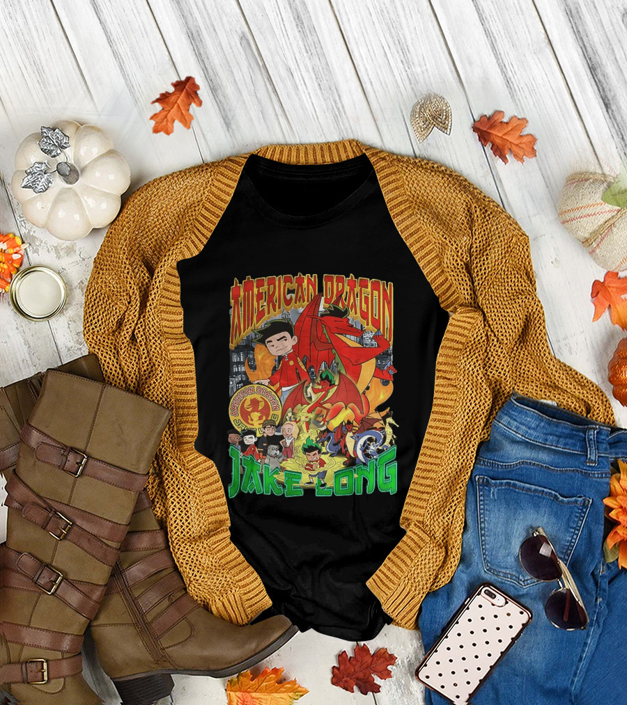 American Dragon Jake Long Disney Characters Cartoon Series Fan Favorite T-Shirt