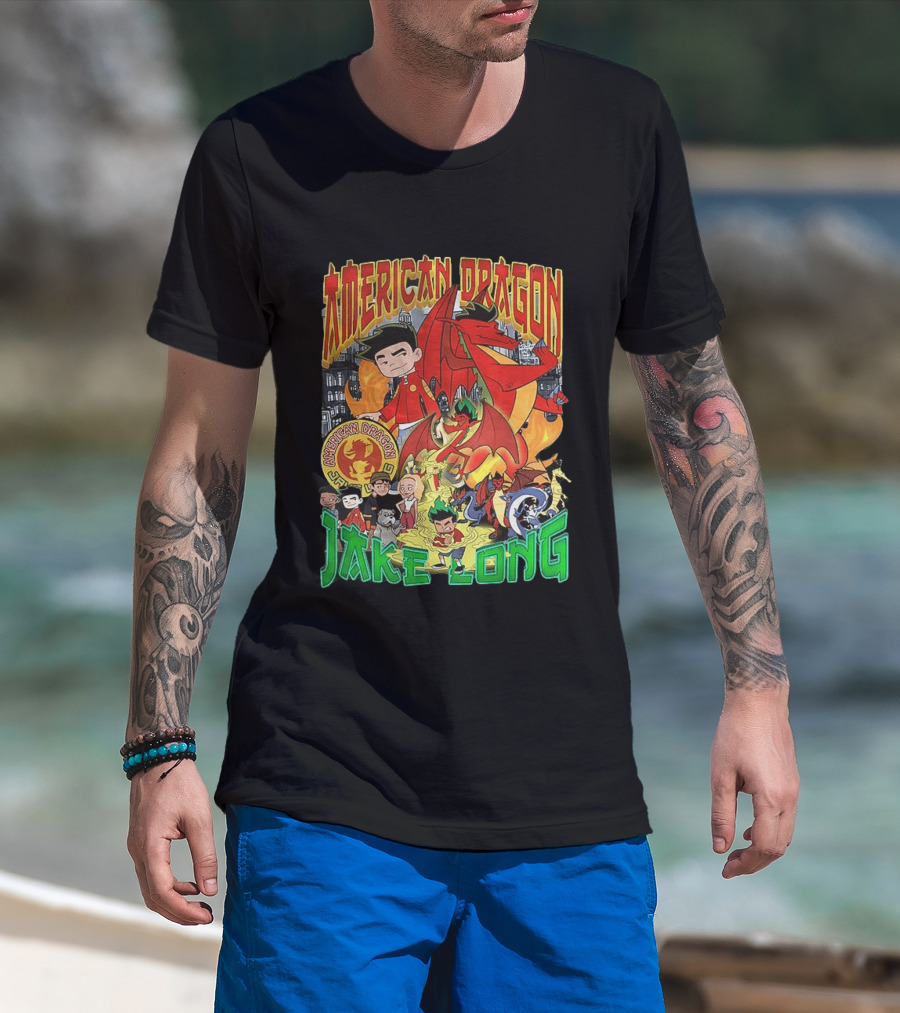 American Dragon Jake Long Disney Characters Cartoon Series Fan Favorite T-Shirt