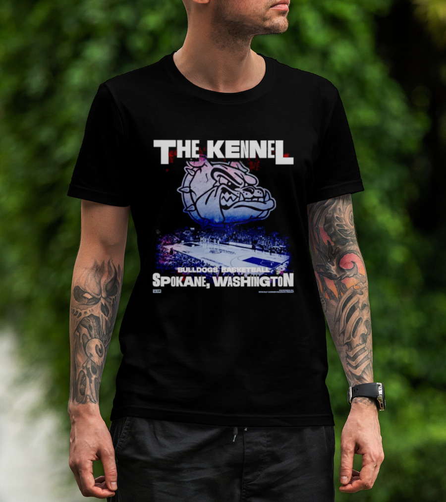 The Kennel Gonzaga Bulldogs Basketball Spokane Washington T-Shirt