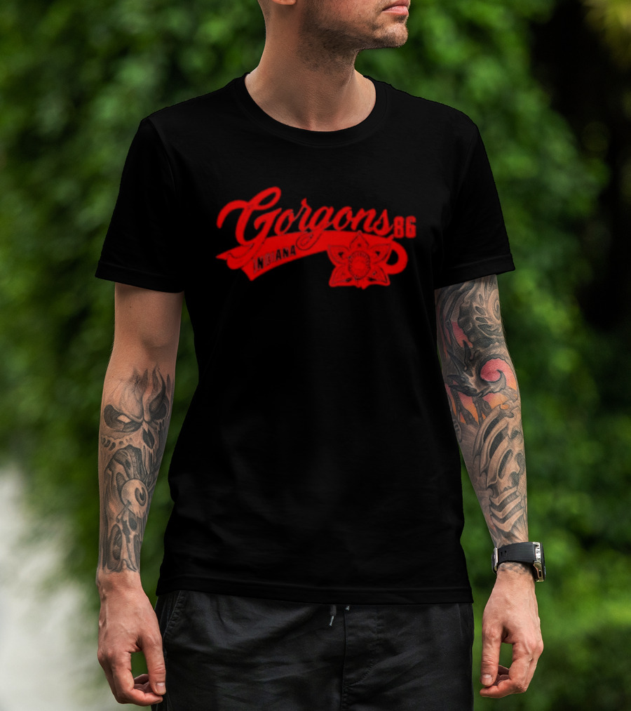 Gorgons 86 Indiana Red Flower T-Shirt