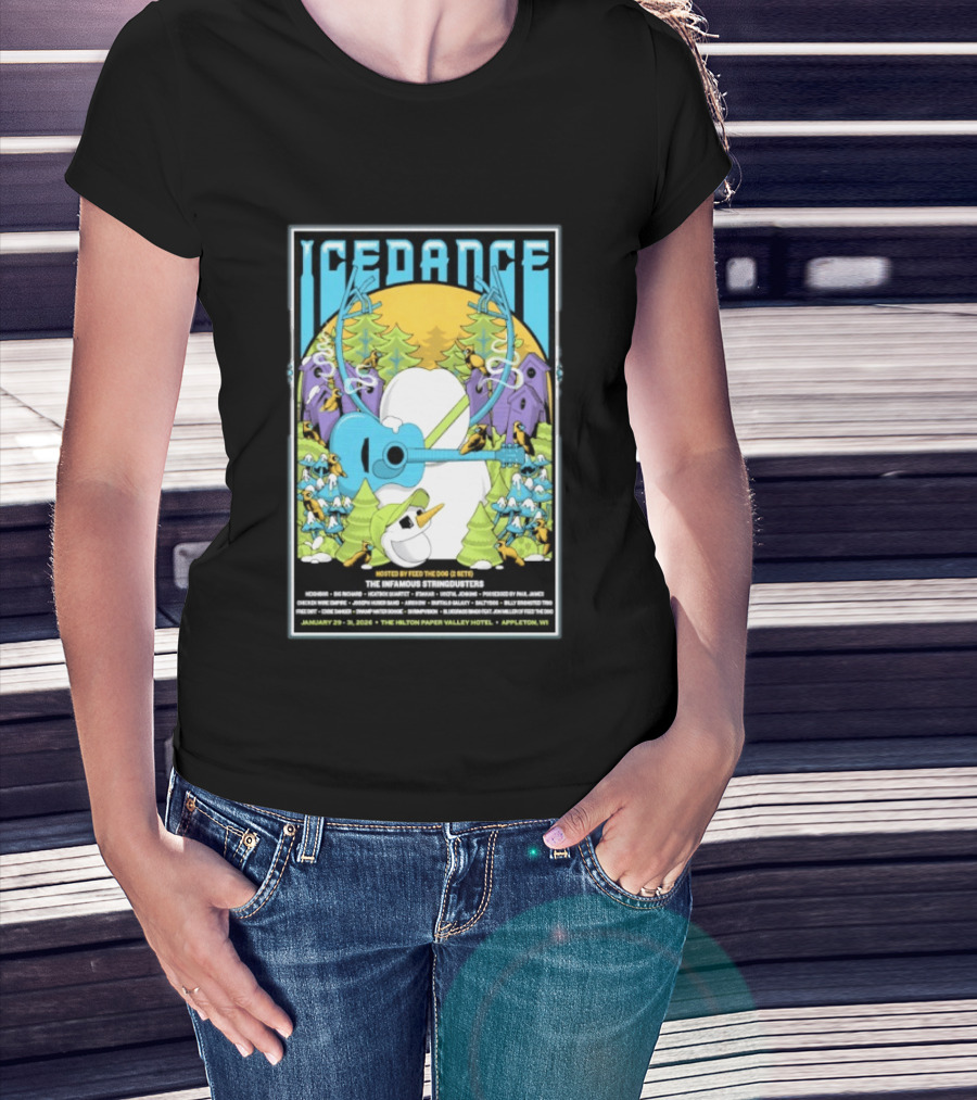 Ice Dance Music Fest Jan 29 31 2026 The Hilton Paper Valley Hotel Appleton Wi T-Shirt