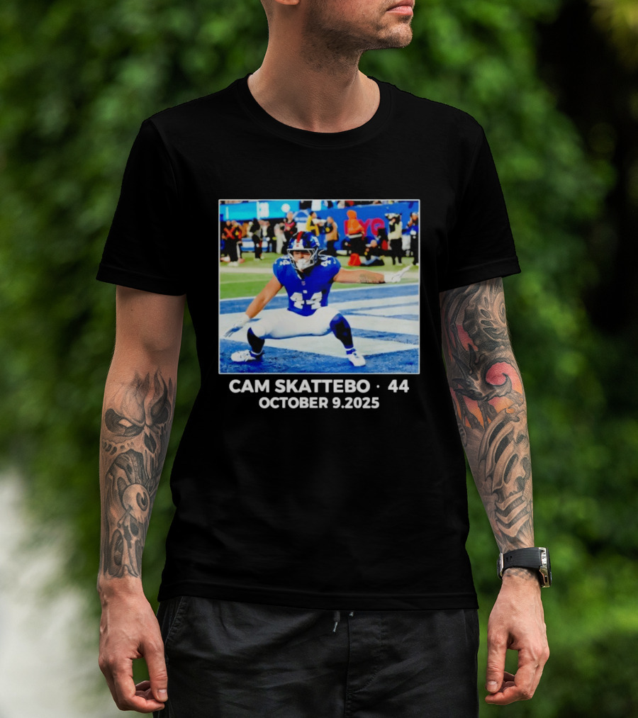 Cam Skattebo 44 October 9 2025 Football Action T-Shirt