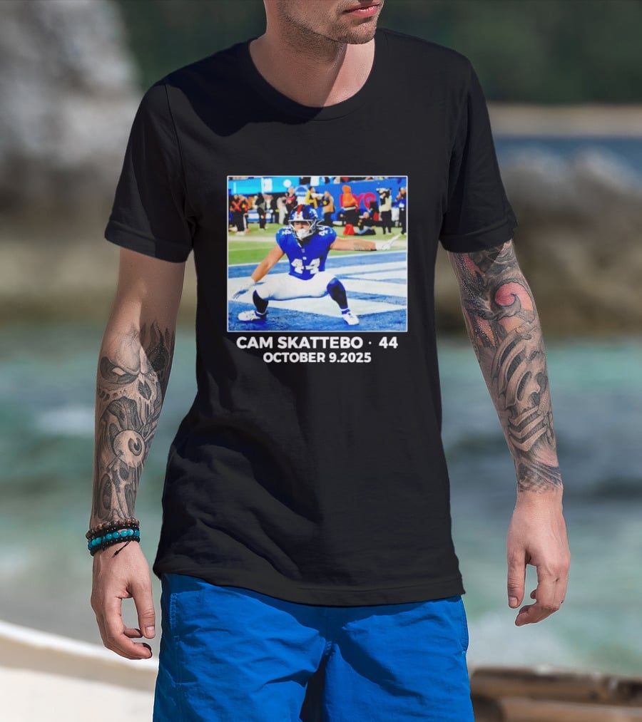 Cam Skattebo 44 October 9 2025 Football Action T-Shirt
