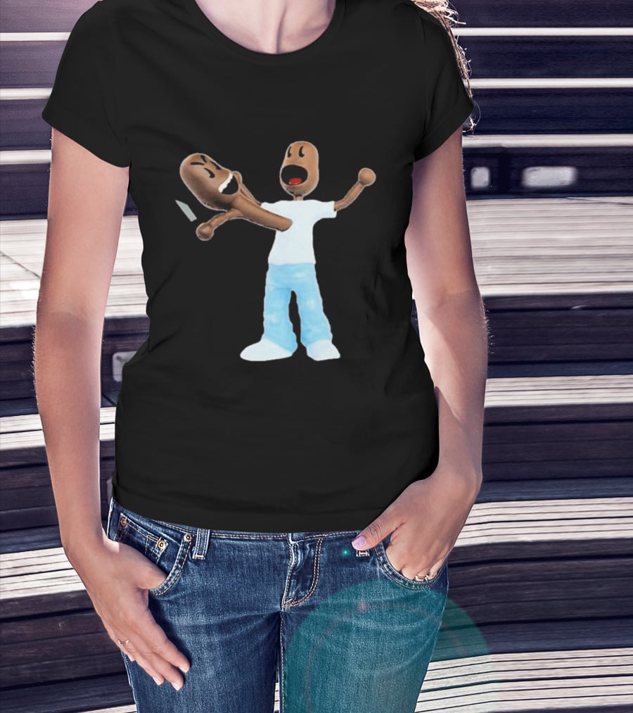 Kid Cudi Scotty Ramon Versus Cartoon Characters Clash T-Shirt