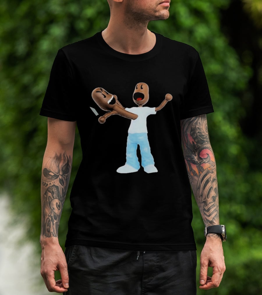 Kid Cudi Scotty Ramon Versus Cartoon Characters Clash T-Shirt