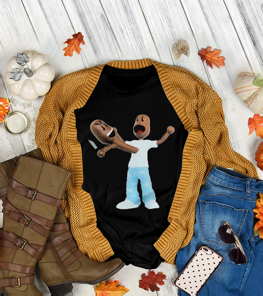 Kid Cudi Scotty Ramon Versus Cartoon Characters Clash T-Shirt