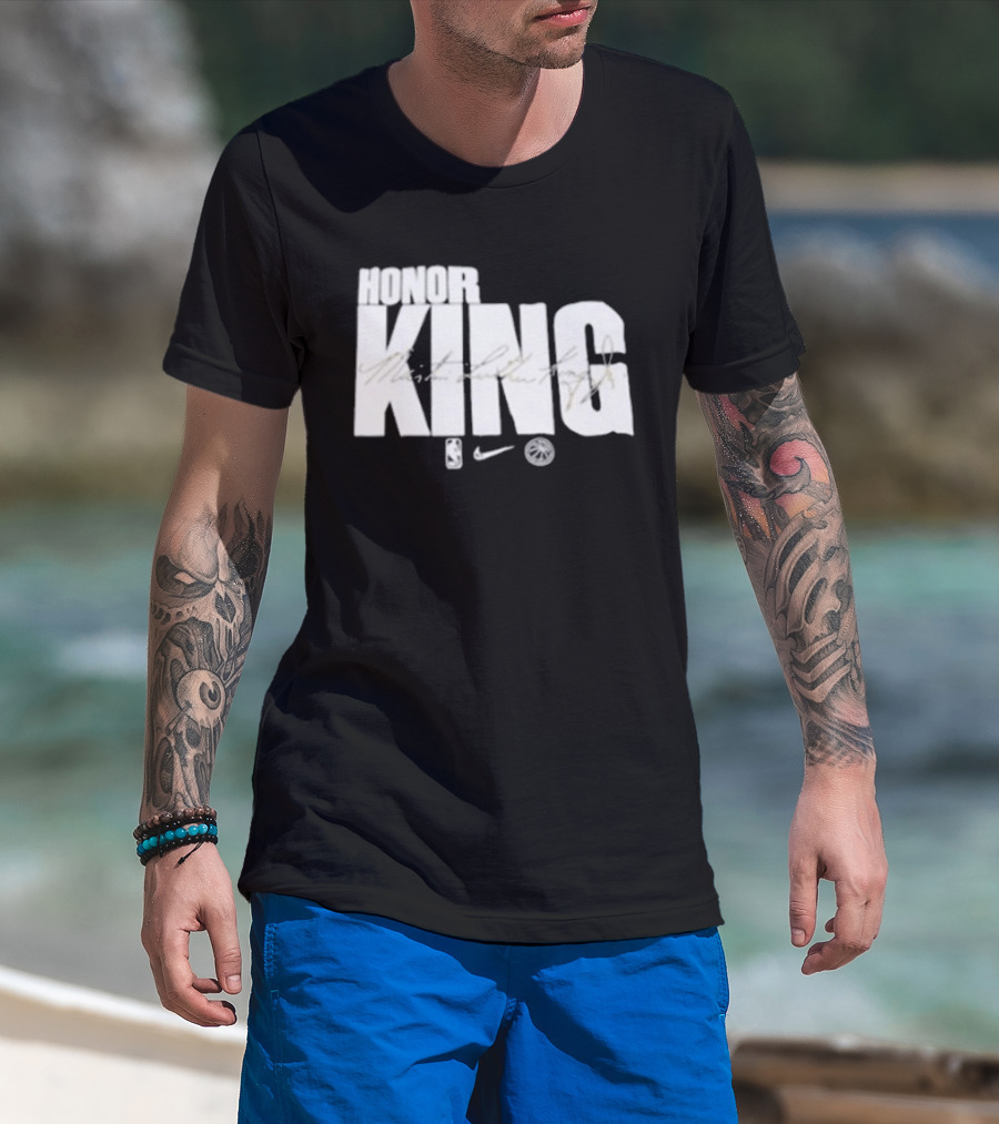Nike Golden State Warriors Honor The King Martin Luther King Jr NBA T-Shirt