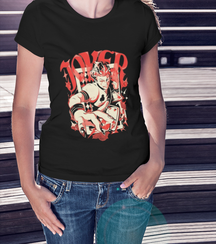 Joker Playing Cards Phantom 4 Hearts T-Shirt