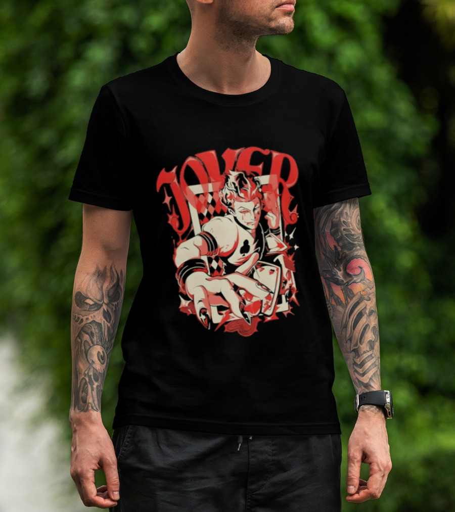 Joker Playing Cards Phantom 4 Hearts T-Shirt