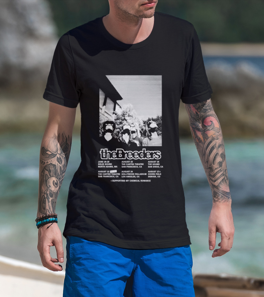 The Breeders 2026 Tour With Eindhoven Dublin Amsterdam Paris London Dates T-Shirt