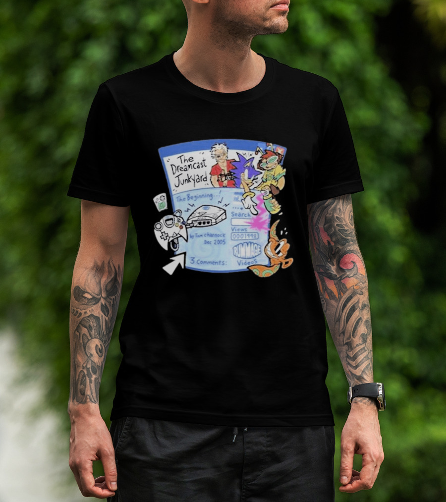 The Dreamcast Junkyard Animated AF Dec 2005 Tom Charnock Rummage Videos T-Shirt