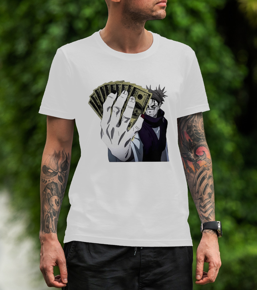 Choso Jujutsu Kaisen Money Fan Anime T-Shirt
