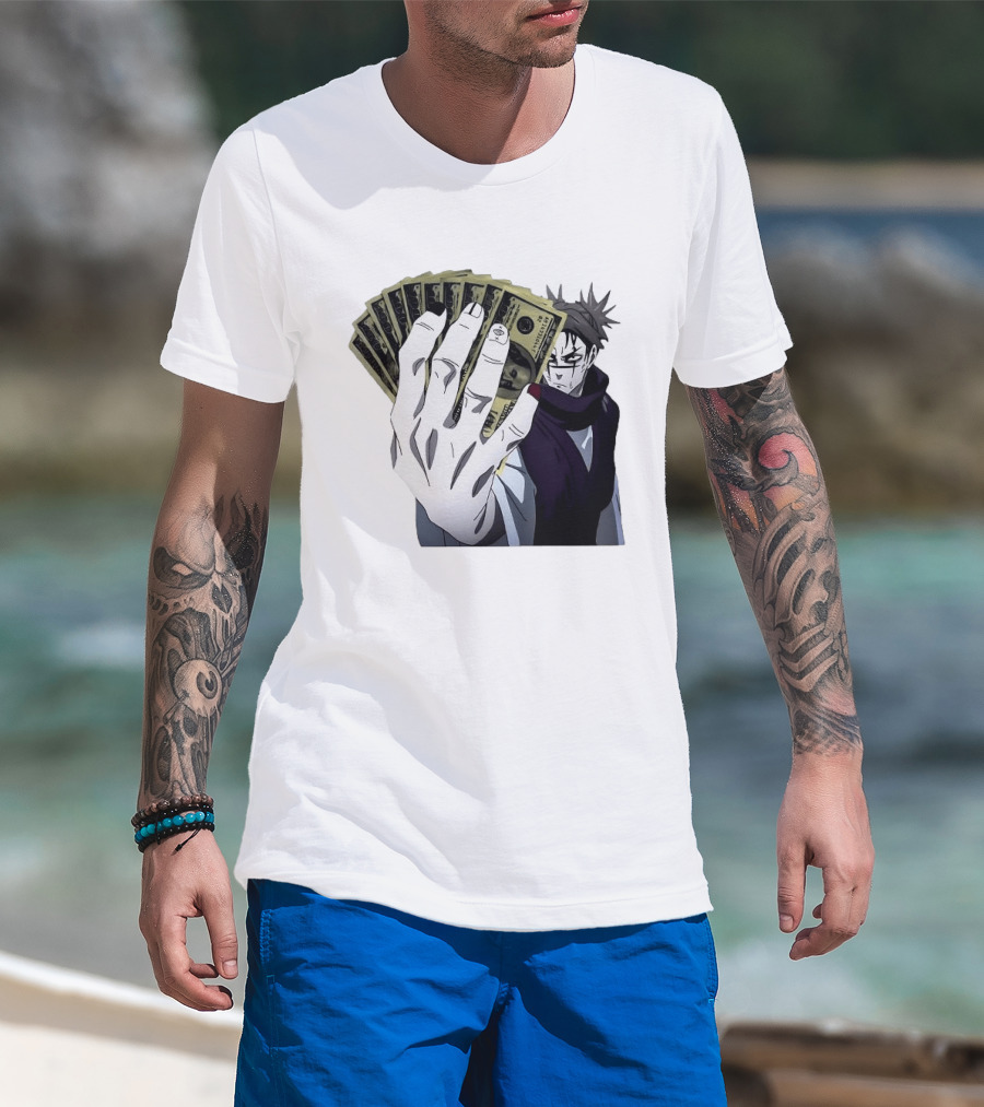 Choso Jujutsu Kaisen Money Fan Anime T-Shirt