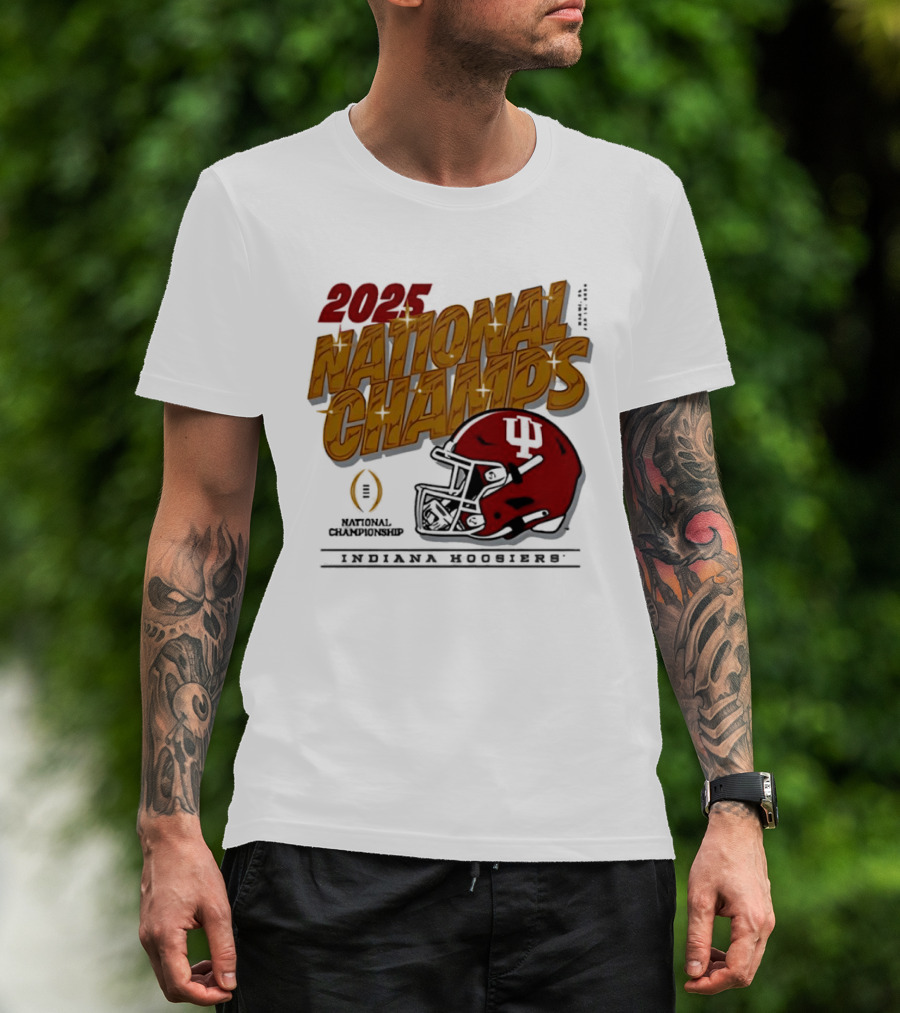 2025 National Champs Indiana Hoosiers Football Champions T-Shirt