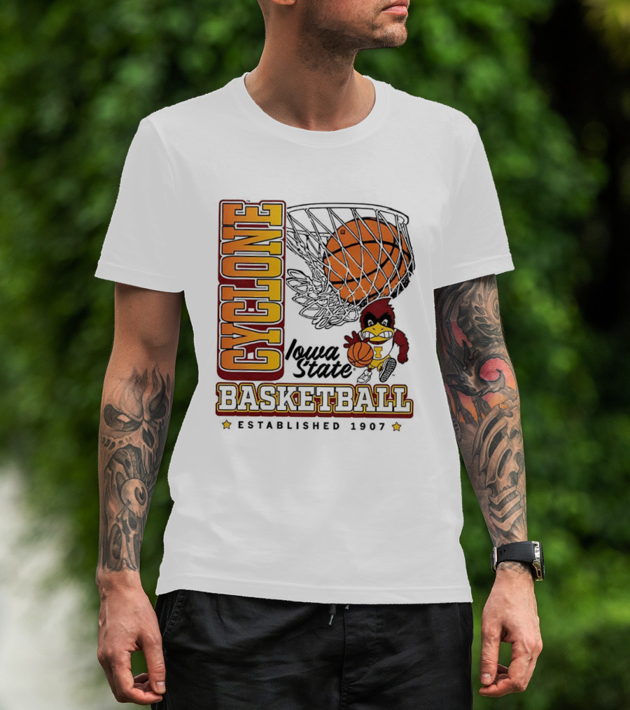 Iowa State Cyclones Basketball Est 1907 Vintage Cyclone T-Shirt