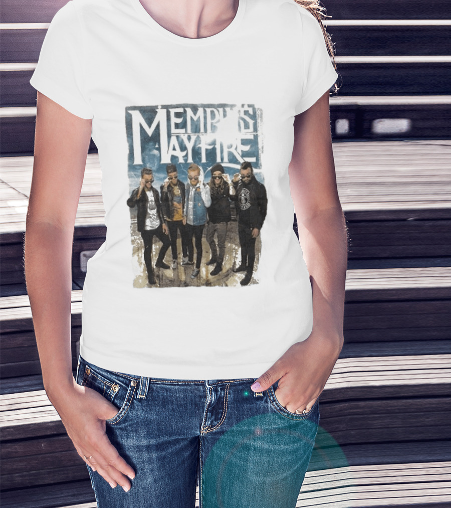 Memphis May Fire Band Sunglasses T-Shirt
