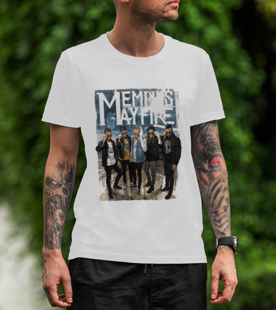 Memphis May Fire Band Sunglasses T-Shirt