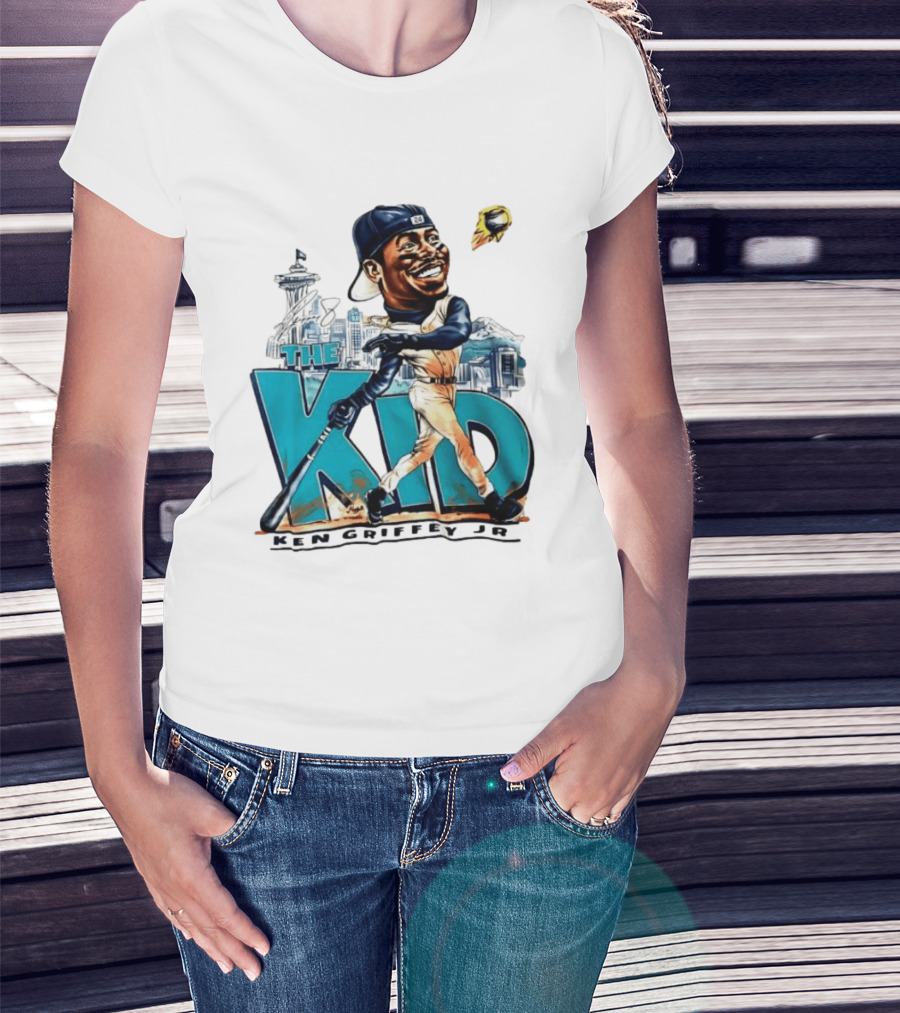 Ken Griffey Jr. The Kid Seattle Baseball Legend T-Shirt