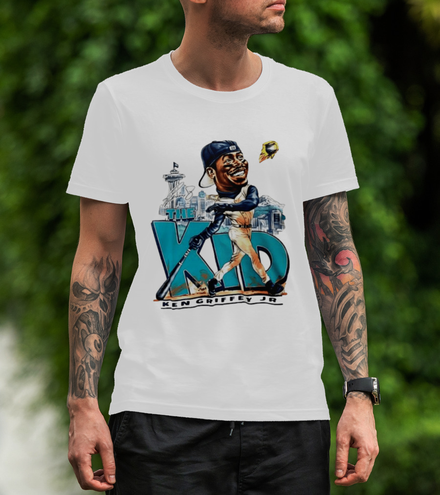 Ken Griffey Jr. The Kid Seattle Baseball Legend T-Shirt