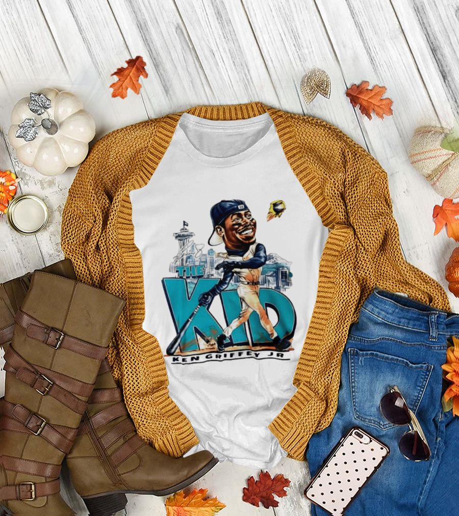 Ken Griffey Jr. The Kid Seattle Baseball Legend T-Shirt