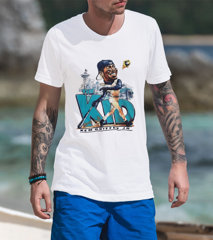 Ken Griffey Jr. The Kid Seattle Baseball Legend T-Shirt