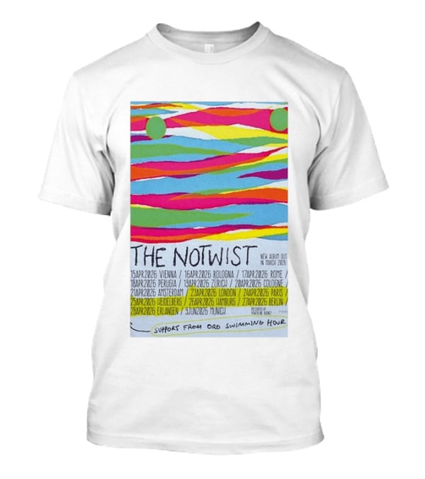 The Notwist Tour 2026 Vienna Rome London Paris Berlin New Album March Swimming Hour T-Shirt