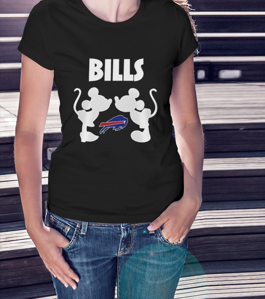 Buffalo Bills Mickey Mouse Valentine Day Together 20 T-Shirt
