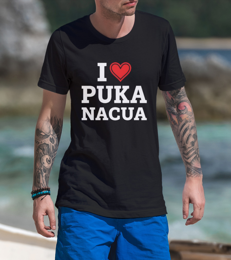 I Love Puka Nacua Enthusiast Supporters Fan Favorite T-Shirt