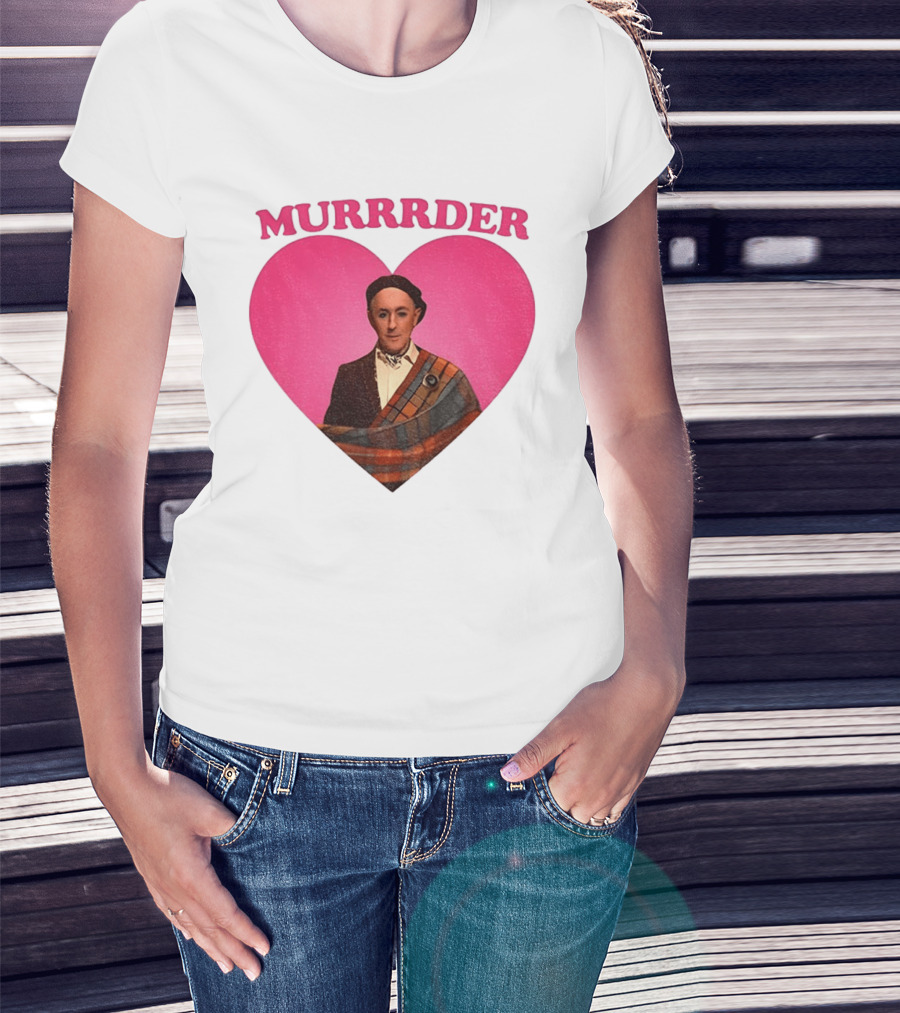 Alan Cumming Murrrder Heart Pink Love The Traitors TV Show T-Shirt