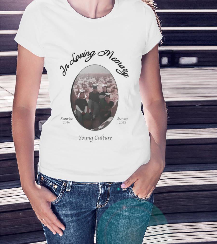 In Loving Memory Young Culture Memorial 1995 2018 T-Shirt