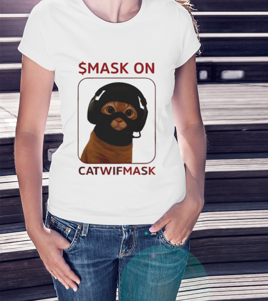 $Mask On Catwifmask T-Shirt