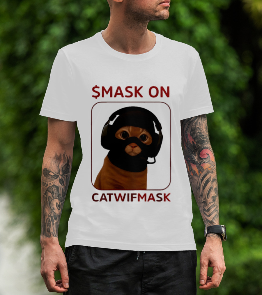 $Mask On Catwifmask T-Shirt