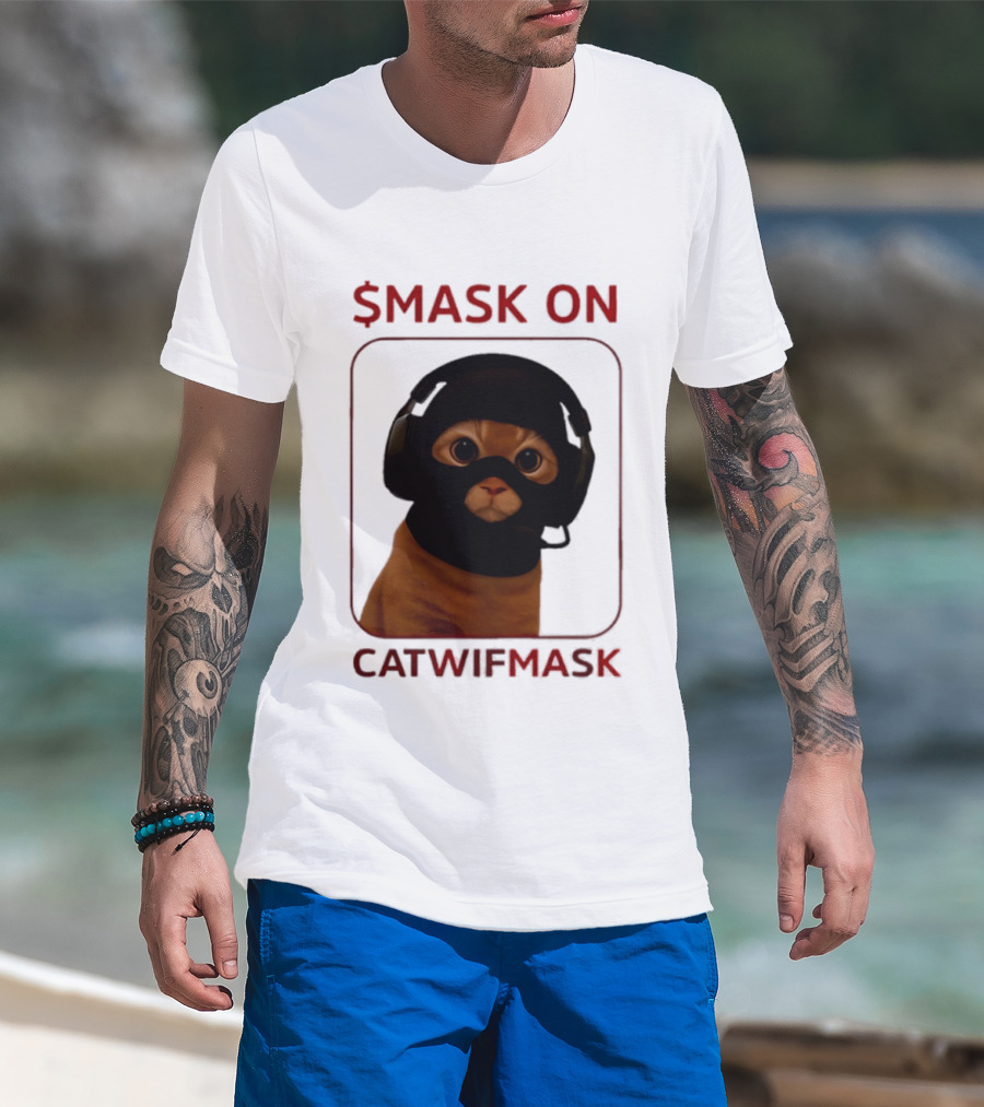 $Mask On Catwifmask T-Shirt