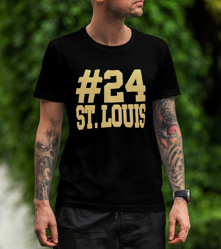 #24 St. Louis Sports Team Jersey T-Shirt