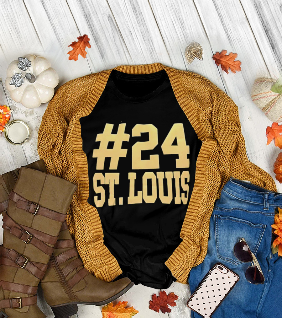 #24 St. Louis Sports Team Jersey T-Shirt
