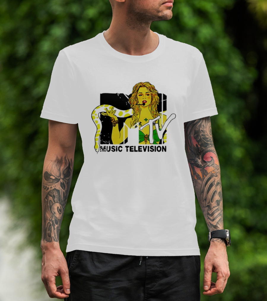 Britney Spears MTV Music Television Snake T-Shirt