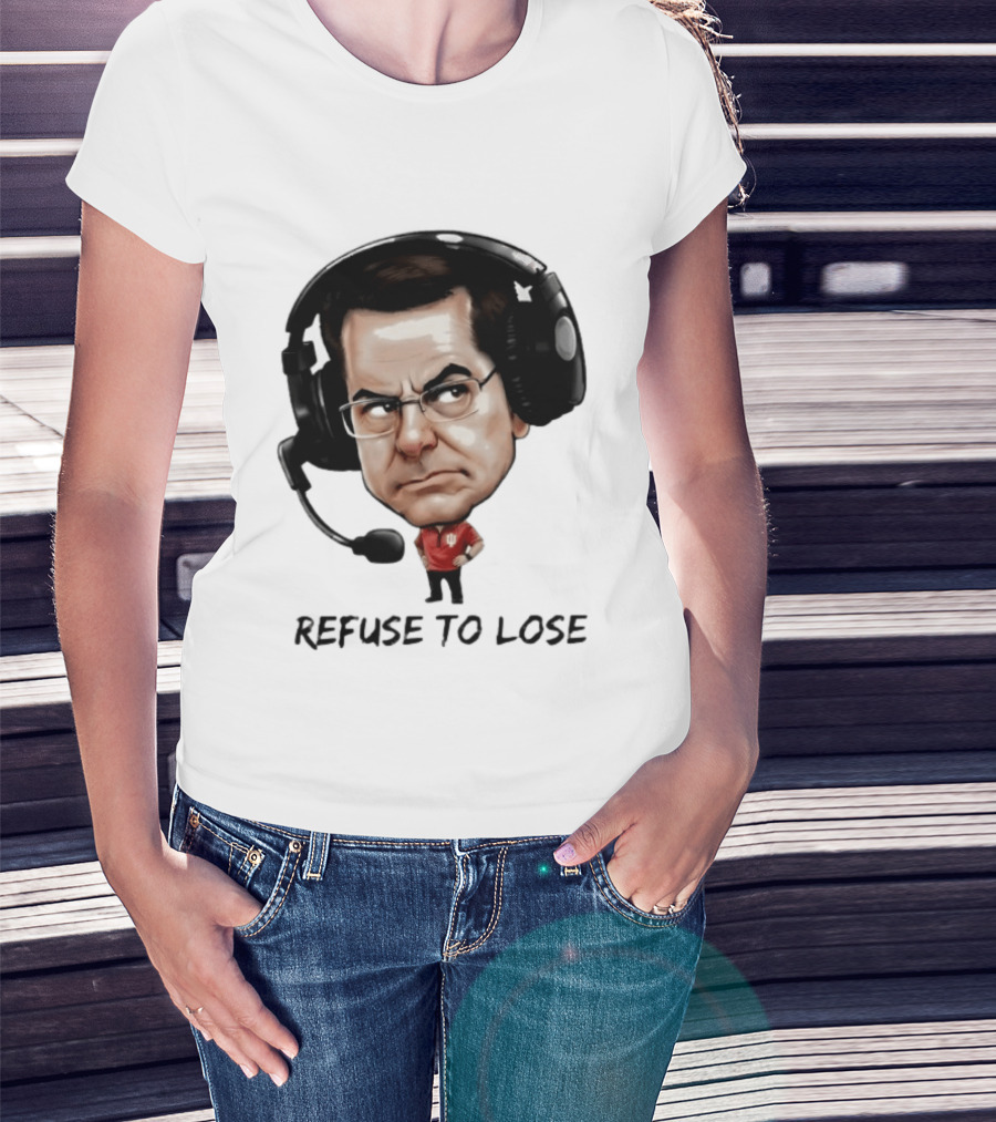 Curt Cignetti Refuse To Lose Indiana Football Coach Headset T-Shirt