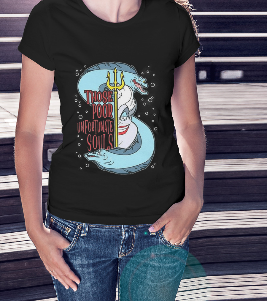 Those Poor Unfortunate Souls Sea Witch The Little Mermaid 1989 T-Shirt