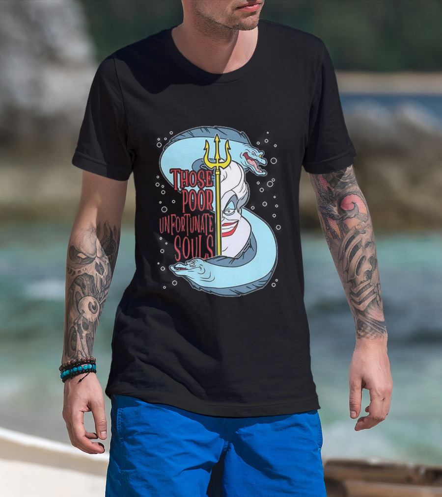 Those Poor Unfortunate Souls Sea Witch The Little Mermaid 1989 T-Shirt