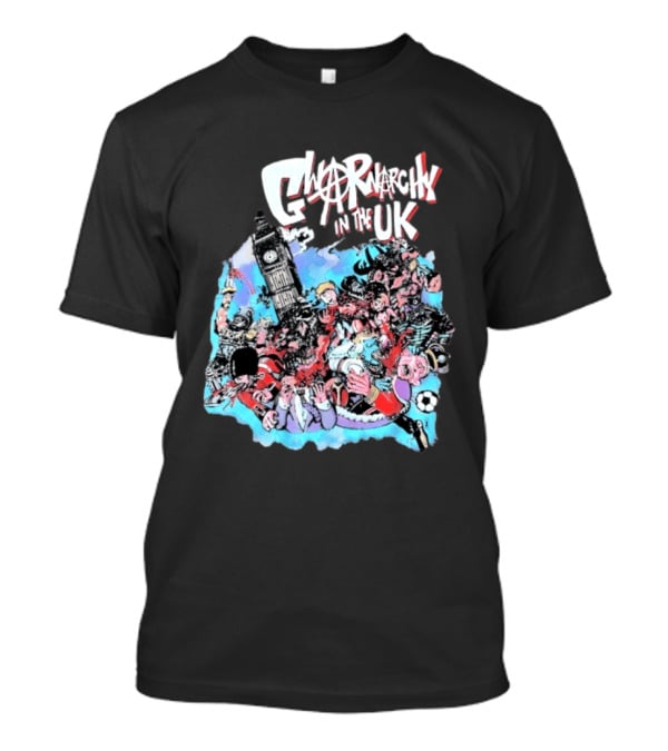 Anarchy In The UK Big Ben Chaotic Punk Scene Soccer UK T-Shirt
