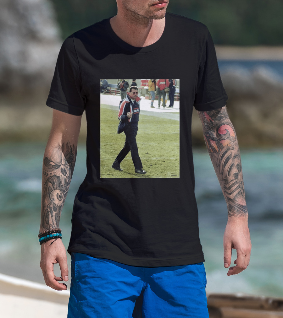 Chicago Bears Mike Ditka Da Coach Middle Finger Meme T-Shirt