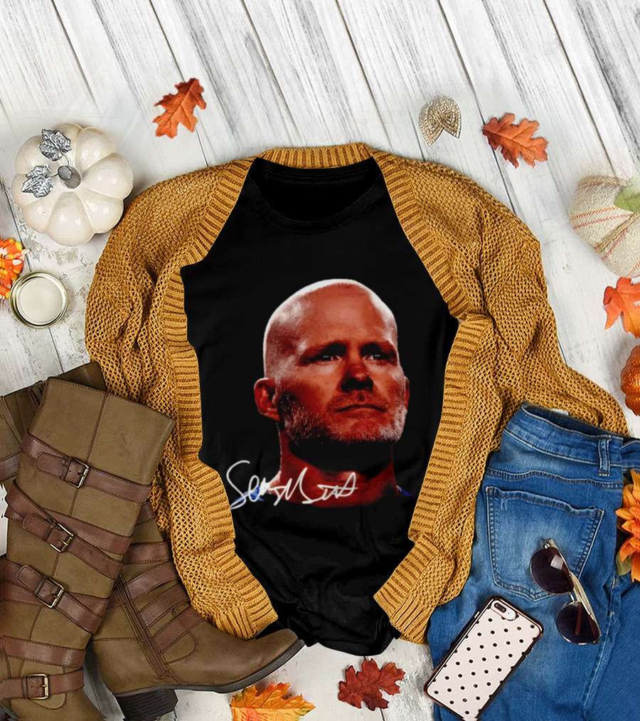 Sean McDermott Oversized Heavyweight Face Signature T-Shirt
