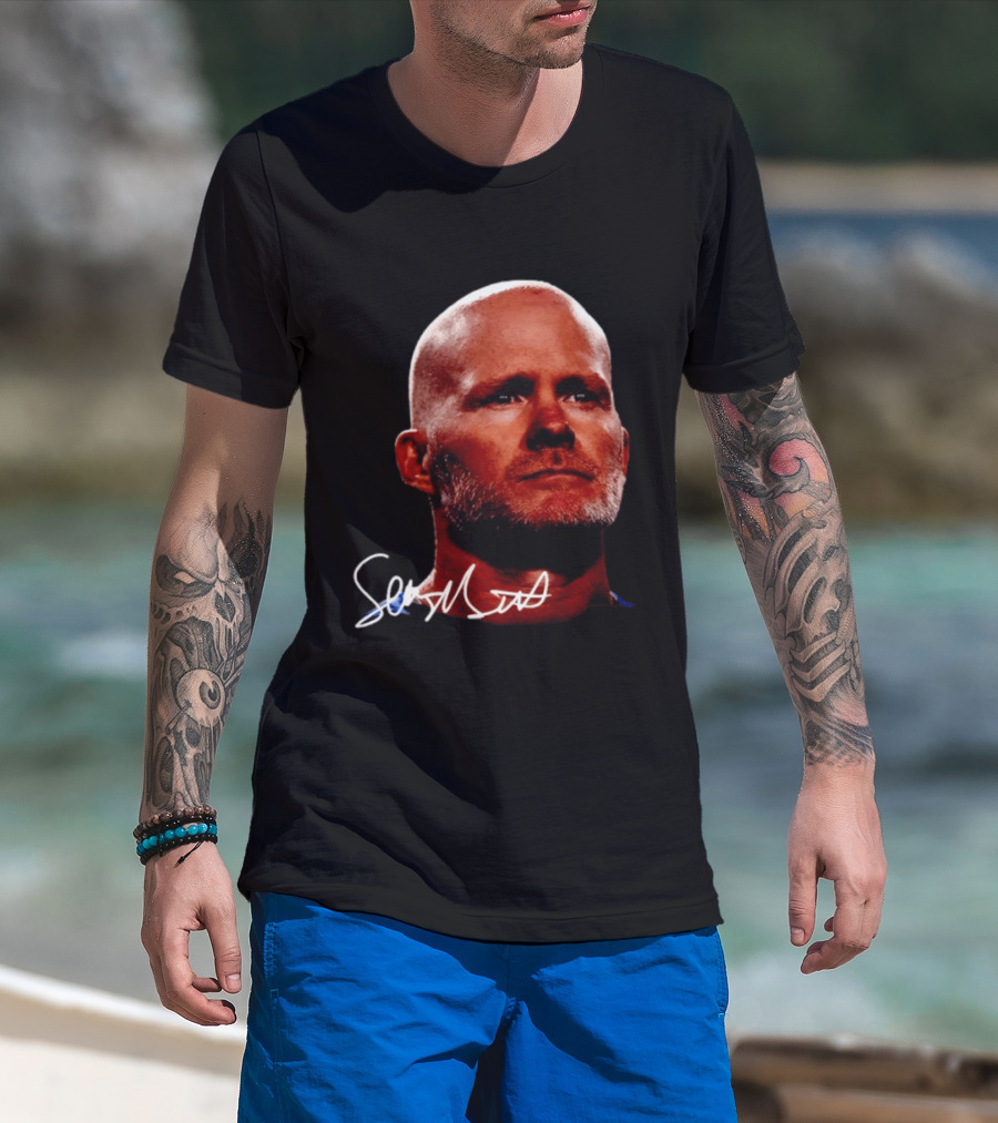 Sean McDermott Oversized Heavyweight Face Signature T-Shirt